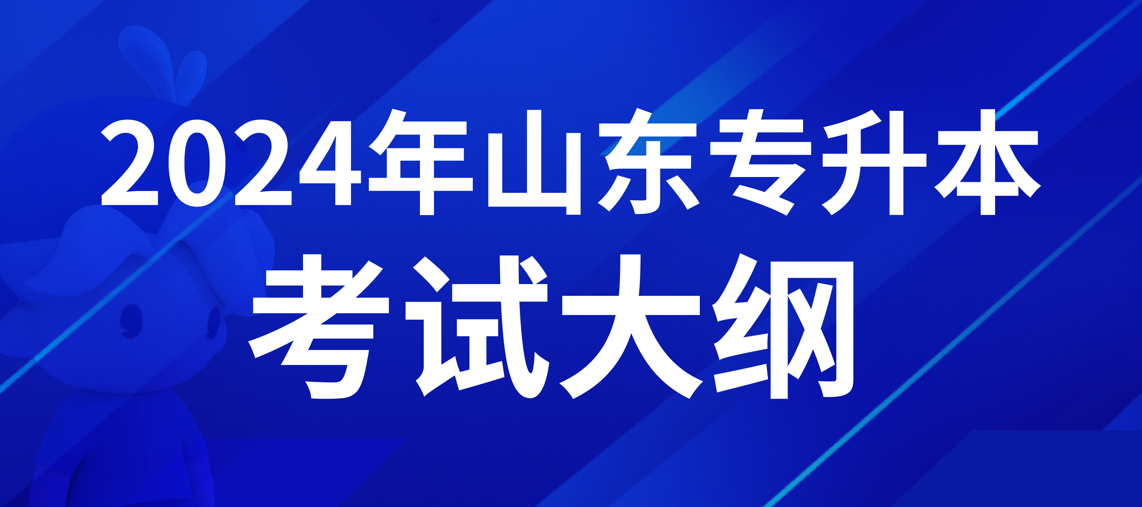 山东省2024年普通高等教育专科升本科招生考试公共基础课考试要求